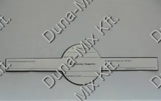 Szagmaradvány / Szagminta (öntapadós címke) 1